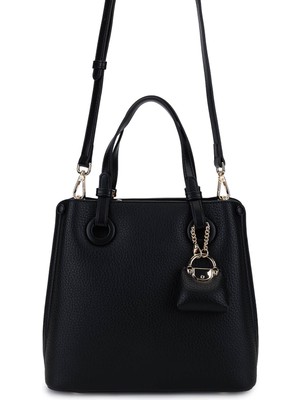 Tamer Tanca Kadın Suni Deri Siyah Omuz Çanta 921 27147 Bn Cnt SK25-26 Sıyah
