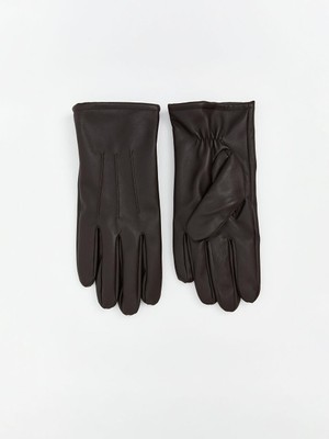 Deri Görünümlü Erkek Eldiven  (W5)