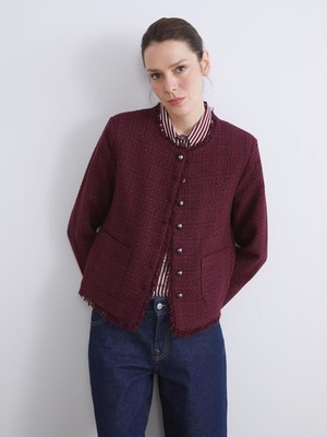 Bisiklet Yaka Kadın Ceket  (W5)