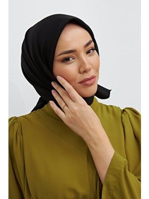 Silk Home Düz Twill Eşarp 11343-36 Siyah