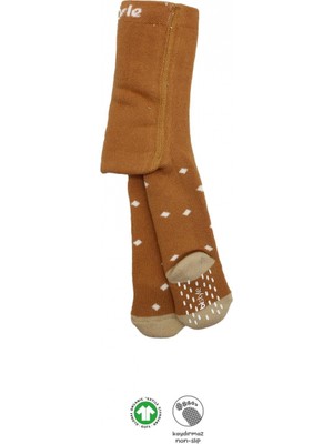 Bistyle Puan Kaymaz Havlu Külotlu Çorap 50502 Hardal