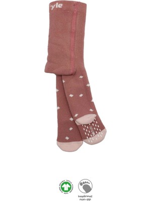 Bistyle Puan Kaymaz Havlu Külotlu Çorap 50502 Pudra