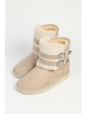 Kadın Bej Tokalı Bot