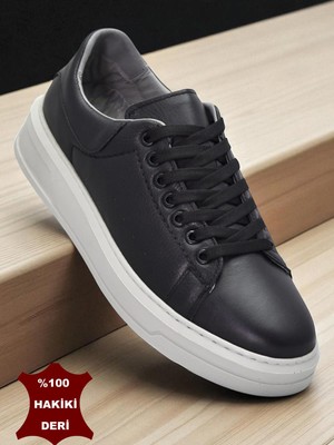 TAB477 Ortopedik Taban Hakiki Deri Erkek Ayakkabı Casual Günlük Erkek Ayakkabı