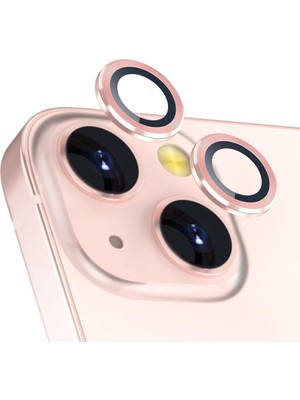 (Kaliteyi Bozmaz) iPhone 13 / 13 Mini Uyumlu Kolay Kurulum Aparatlı Safir Kamera Gri Lens Koruyucu
