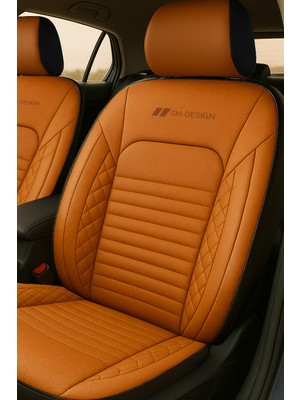Istanbul Serisi Lüks Deri Üniversal Oto Koltuk Kılıfı - 5 Koltuk Tam Set