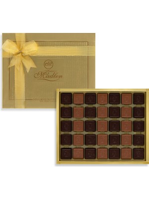 Elit Çikolata VIP Madlen Çikolata Altın Kutu 1kg Glutensiz