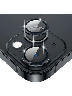 (Kaliteyi Bozmaz) iPhone 14 / 14 Plus Uyumlu Kolay Kurulum Aparatlı Safir Kamera Lens Koruyucu
