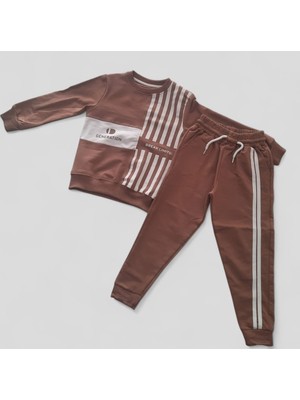 Break Lımıts! Yazılı Çizgili 2 Iplik Erkek Çocuk 2'li Takım