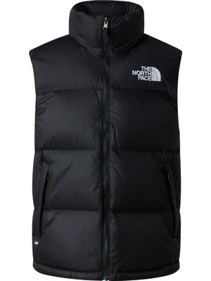 The North Face Erkek 1996 Retro Nuptse Yelek Siyah 700 Dolgu Kaz Tüyü ile Dayanıklı Yapı