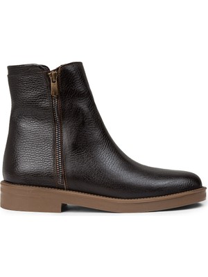 Deery Kadın Kahverengi Hakiki Deri Günlük Bot - Z1584ZKHVC01