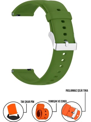 Tcl Movetime MT40-MT40X Saat Uyumlu Silikon Akıllı Çocuk Saati Kordonu MT40A72SLK