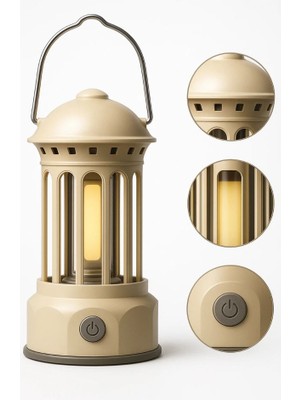 Pilli Kamp Işıkları Atmosfer Çadır Işıkları Taşınabilir Fener