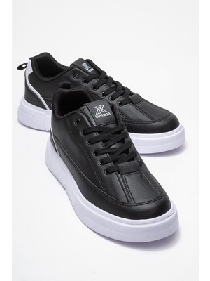 Erkek Bağcıklı Ayakkabı Siyah Beyaz