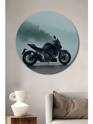 Sisli Hava Motor Tutkusu Dekoratif Ahşap Ev/işyeri/ofis Yuvarlak Tablo