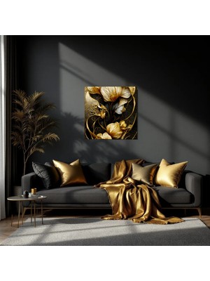 Cozy Co:temperli Cam Kare Tablo, Cam Tablo, Uv Baskı, CTT020