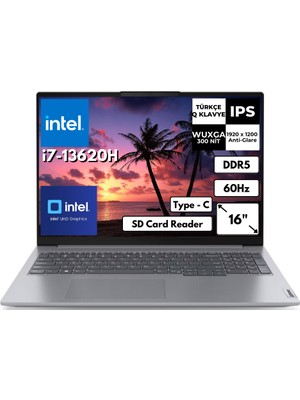 Lenovo Thinkbook 16 Gen 6 I5-13420H 32 GB 1 Tbssd UHD Graphics 16" Wuxga Windows 11 Pro Notebook 21KH00SXTRAT38