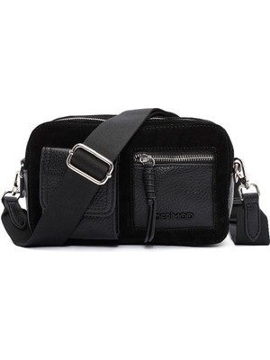 Kadın Siyah Uzun Askılı Çapraz Çanta 25WBD246514