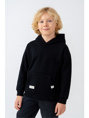 Erkek Çocuk Basic Kalın 3 Iplik Kışlık Okul Sweat AK5315