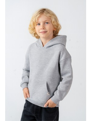 Erkek Çocuk Basic Kalın 3 Iplik Kışlık Okul Sweat AK5315