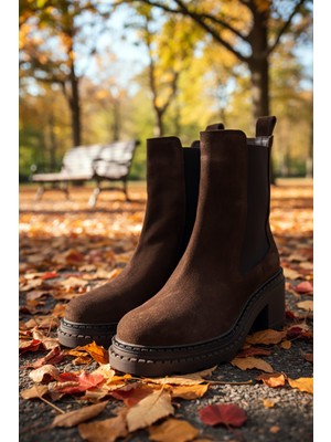 Kahverengi Yüksek Tabanlı Cheslea 25260