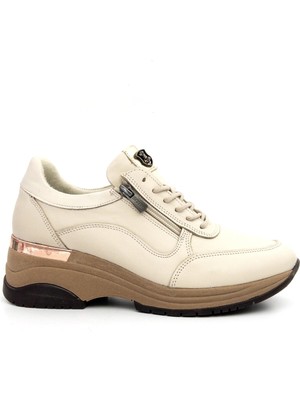 Venüs 2313081K Kadın Hakiki Deri Fermuarlı Feta Topuk Atom Günlük Ayakkabı