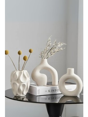 15 cm 3 Lü Iskandinav Tarzı Bohem Vazo Pinterest Pampas Vazosu Dekoratif Salon Aksesuarı Masa Süsü
