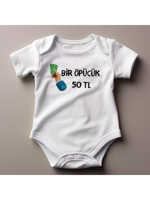 Öpücük  50 Tl Baskılı Zıbın