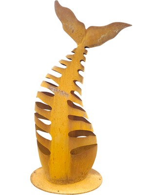 Corten Balık Heykel