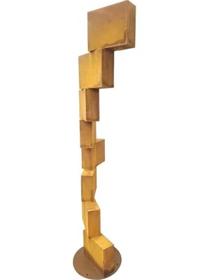 Corten Küp Heykel