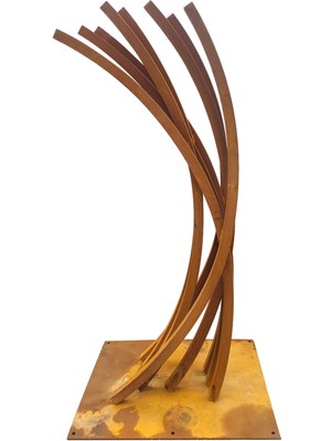 Corten Dekoratif Bahçe Heykeli
