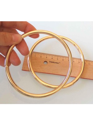 Çanta Aksesuar 10 cm Light Gold Renk Metal Çanta Sapı