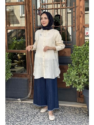 Kayra Tunik KA-B25-21240 Krem