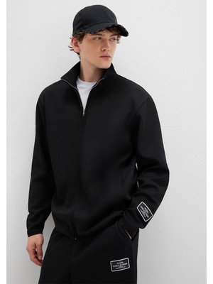 Mavi Siyah Polo İnterlok Sweatshirt 0S10514-900