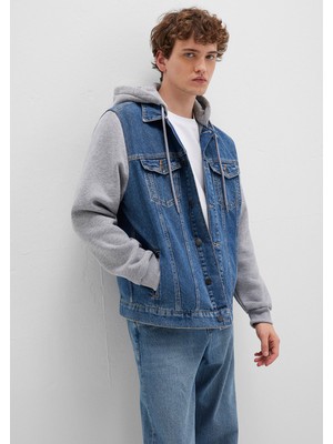 Mavi Lenny 90LAR Vintage Indigo Mavi Jean Ceket 0112735-90399