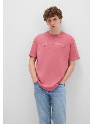 Mavi Mavi Jeans Baskılı Pembe Tişört 0612953-71079