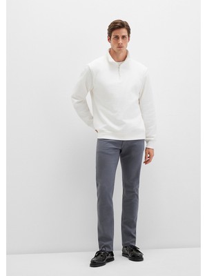 Mavi Jake Sisli Gri Gabardin Pantolon 0042290683