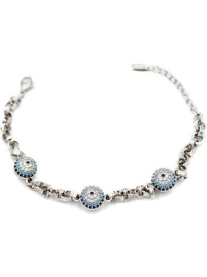 Nazarlı Xuping Vip Bileklik - Gümüş