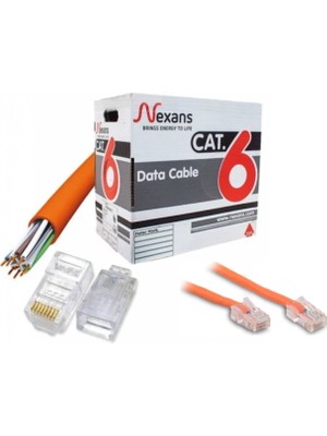 Nexans Cat6 Data Kablosu 23 Awg Pacth Cord Turuncu