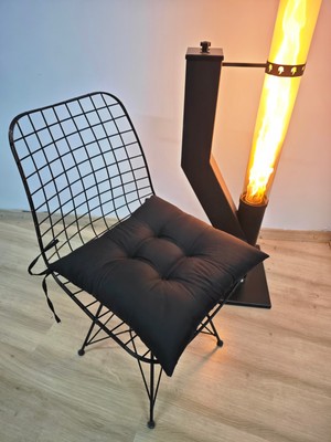 Pofidik Sandalye Minderi Özel Dikişli Bağcıklı 40X40 cm (1 Adet)