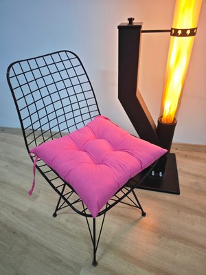 Pofidik Sandalye Minderi Özel Dikişli Bağcıklı 40X40 cm (1 Adet)