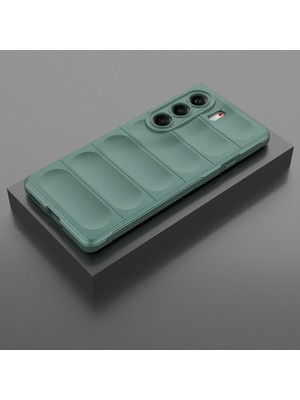 Vendas Tecno Camon 40 Pro Kılıf Esnek TPU Oyuklu Arka Yüzey Tasarımlı Zore Etnik Silikon Kapak