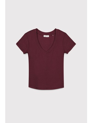 Babokah V Yaka Kısa Kol Üst