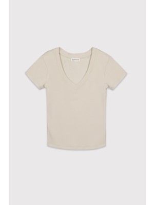 Babokah V Yaka Kısa Kol Üst