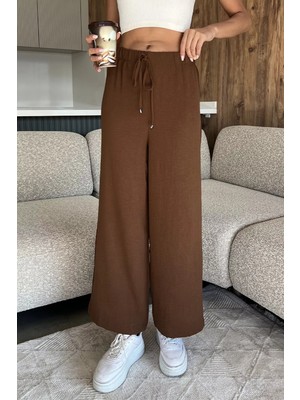 Kadın Bel Lastikli Bol Kesim Pantolon P-00018020