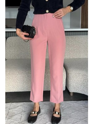 Bel Çimalı Kumaş Pantolon P-00018028