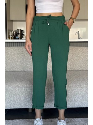 Bel Lastikli Bağcıklı Pantolon P-00018011