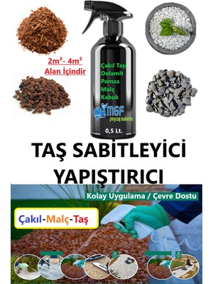Mgf 0,5 Litre. Taş, Çakıl, Kabuk Bağlayıcı Sabitleyici Yapıştırıcı Taş Reçinesi
