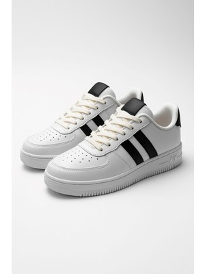 Günlük Unisex  Spor Ayakkabı Bağcıklı Dikiş Detaylı Hafif Kalın Yüksek Taban Sneaker 4005