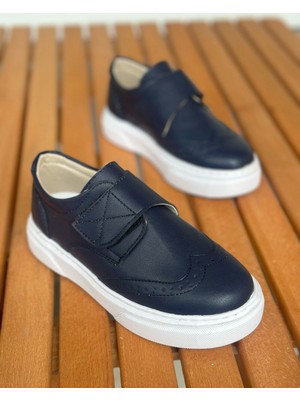 Surpie Shoes Erkek Çocuk Klasik Günlük Ayakkabı Kalın Tabanlı Ergonomik Tasarım  Türkiye Üretimi